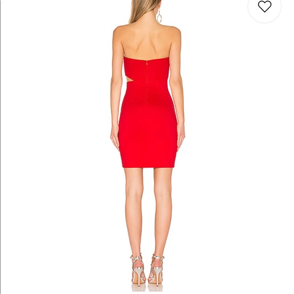 COPY - NBD Red Rose Mini Dress - Picture 3 of 5